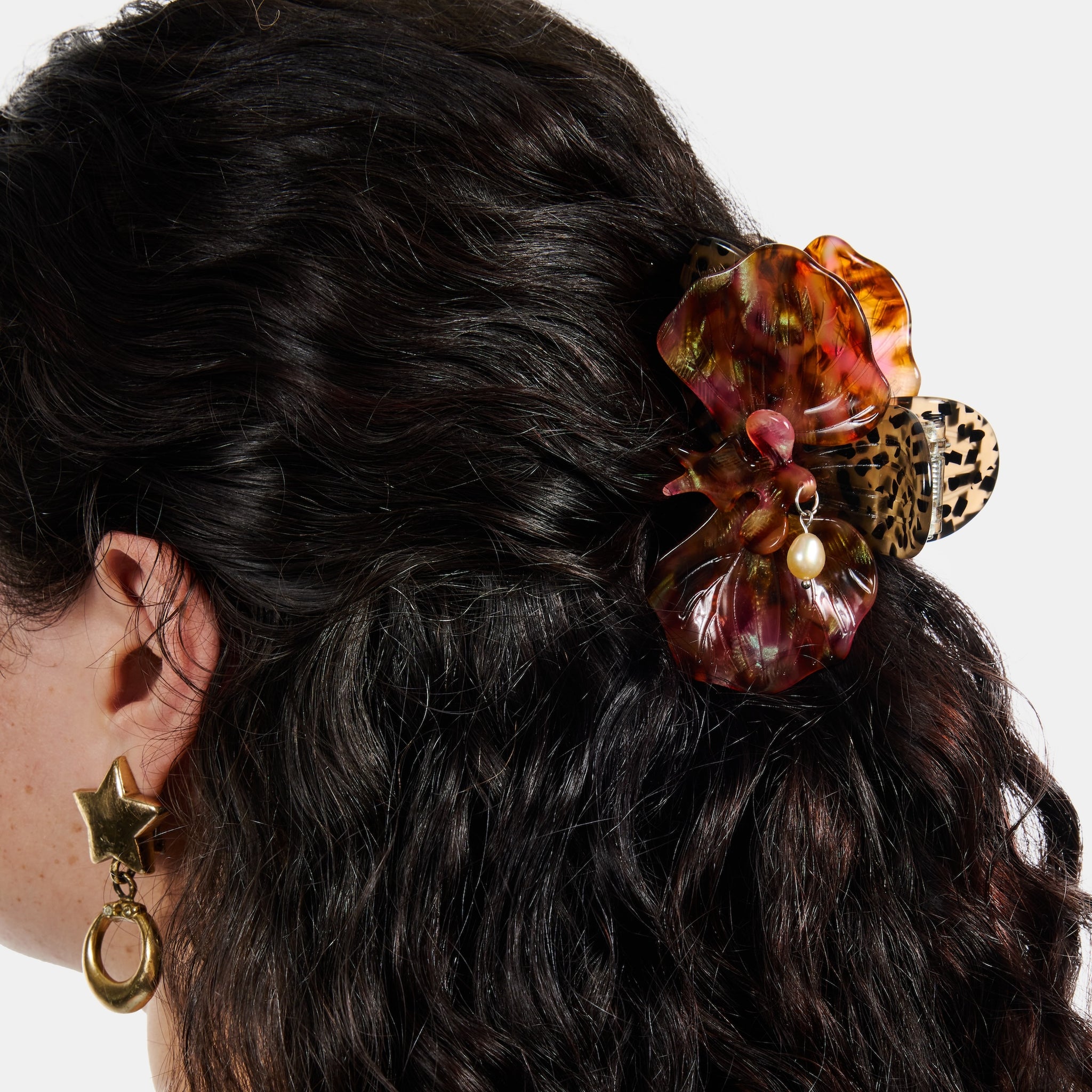 CHUNKS cougar orchid claw clip Orchid Claw in Leopard – Shop Chunks main image 4
