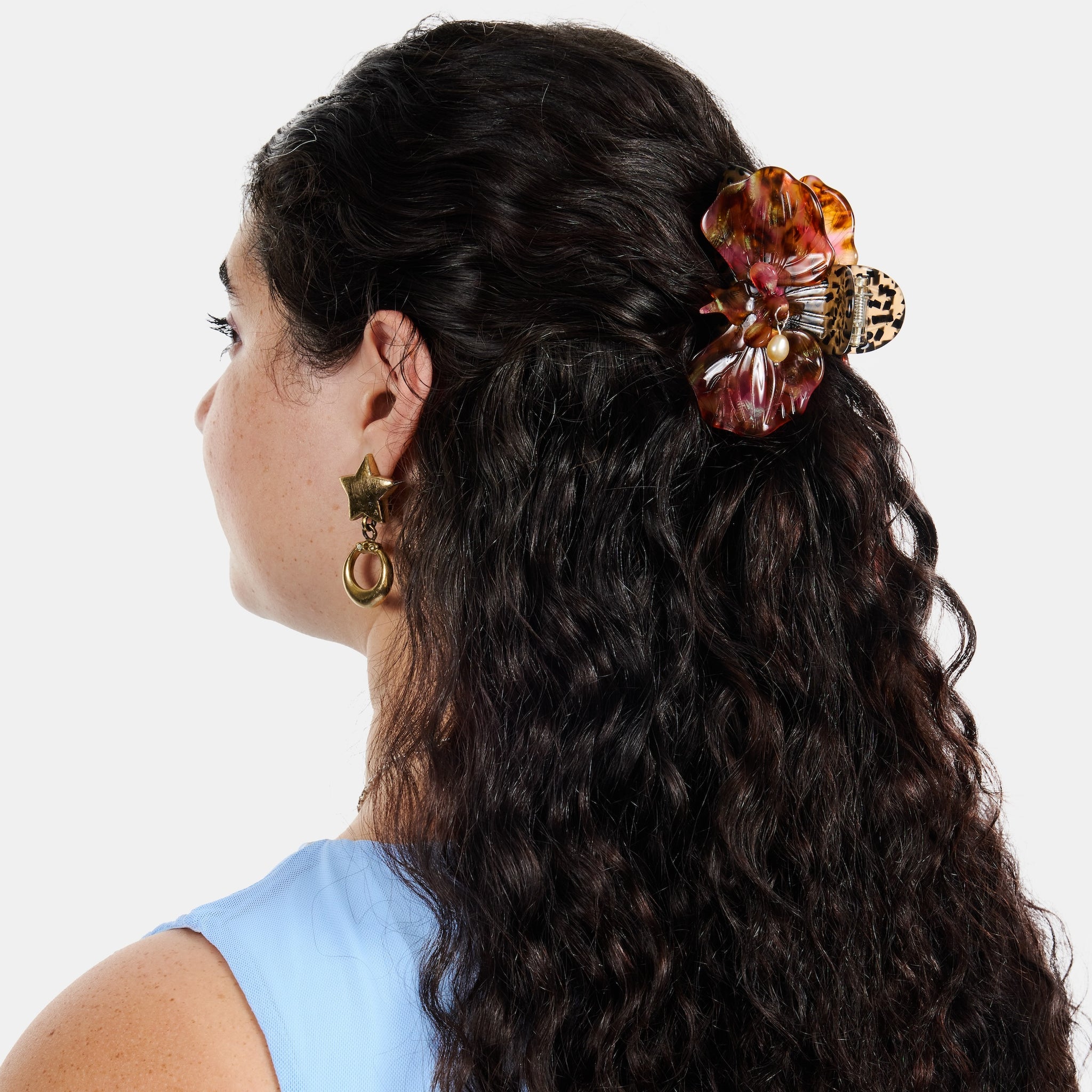 CHUNKS cougar orchid claw clip Orchid Claw in Leopard – Shop Chunks main image 3