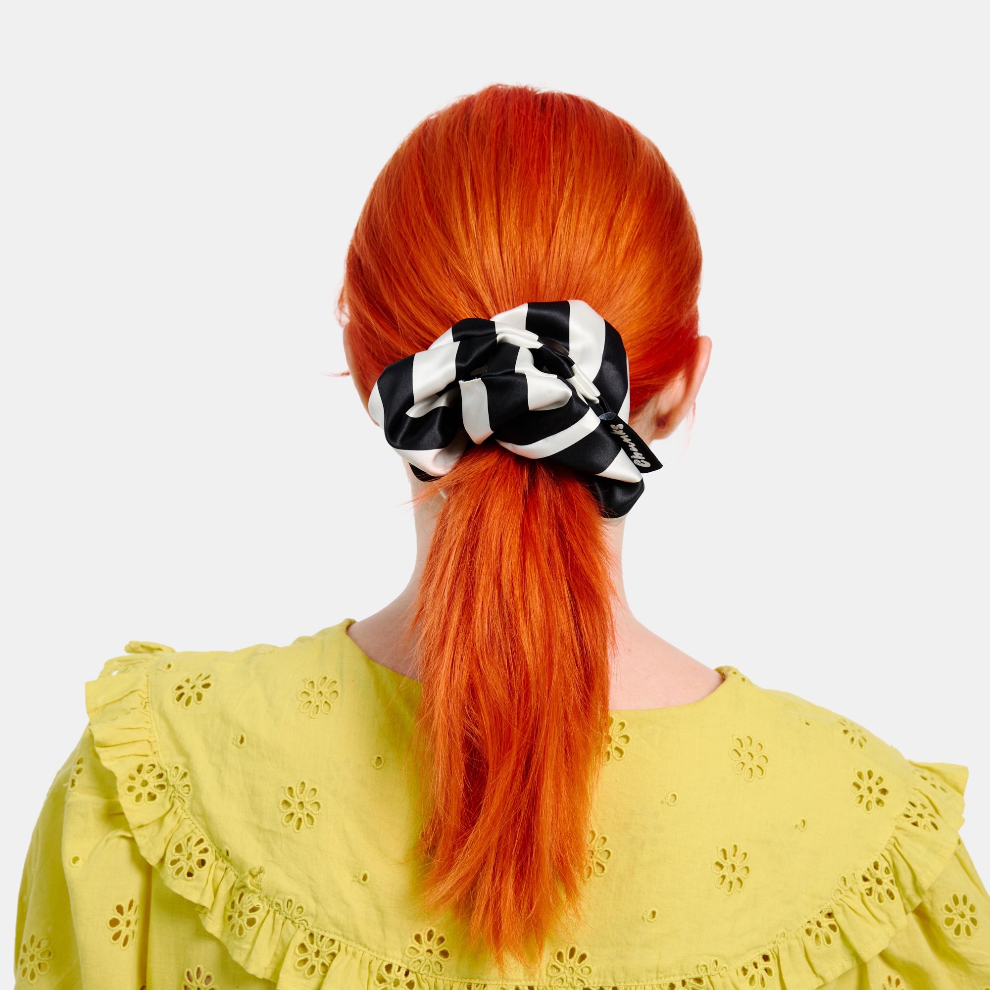 Silk Scrunchie in Large Stripes – Shop Chunks